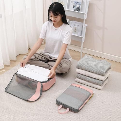 Packing Cubes Compression Portable Lightweight Travel Packing Cubes — view 3