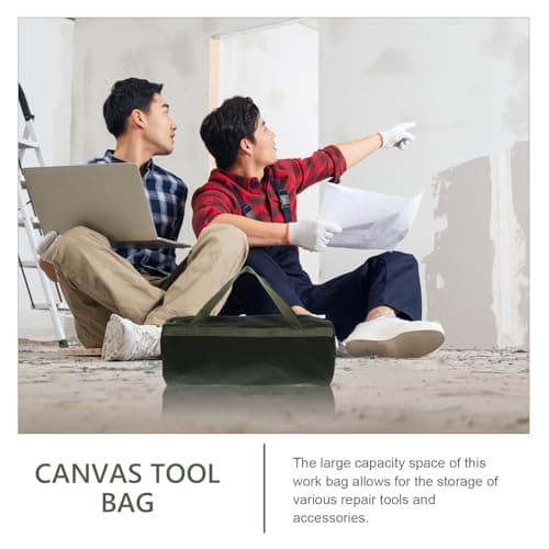 Large Capacity Canvas Tool Bag for Repair Tools and Accessories — view 3