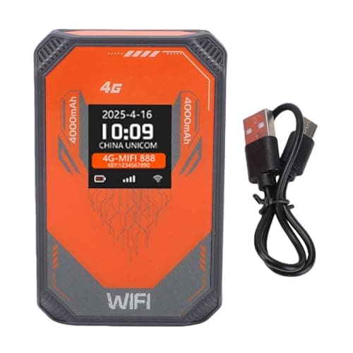 Ejoyous 4G Mobile WLAN Router, 4000mAh Battery LCD Display — view 5