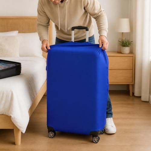 1-Piece Suitcase Cover, Size L (26-29 Inch) Elastic Luggage Protector — view 6