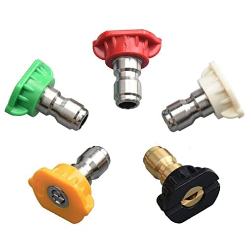 Fai Top Pressure Washer Nozzle Tips, 1/4" Quick Connect, 5 Pack Multi Angle — view 2