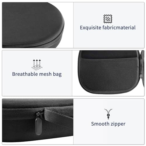 Case for Sony WH-CH720N WH-1000XM4 WH-CH700N and JBL 720BT 710BT Wireless Noise Cancelling Headphones, Travel Case Carrying Cover Bag with Removable Inner Support (Black) — view 4