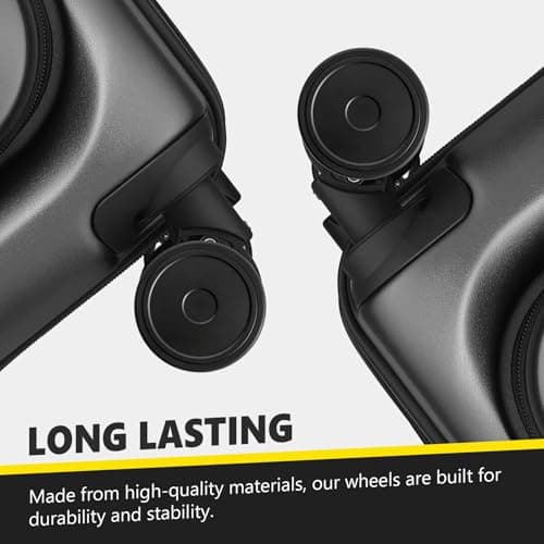 8 Pack 50mm Luggage Wheels Replacement Kit for Suitcase Caster Repair — view 3