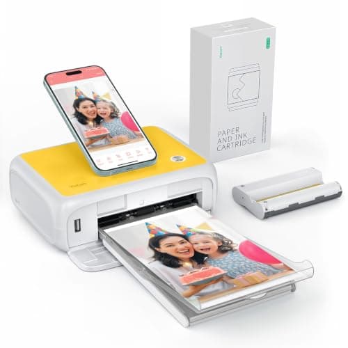 YOTON 4x6 Photo Printer, Picture Printer with 54 Sheets for Family Memories