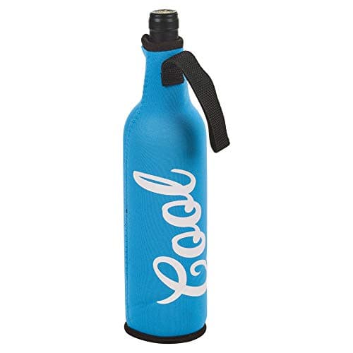 URBN-CHEF Zip Up Protective Insulating Neoprene 500ml Bottle Holder Sleeve Non Slip Coolerbag Water, Beer Jacket Covers for Travel, Sports, Hiking, Picnic, Beach, Park (Blue, 1) — view 6