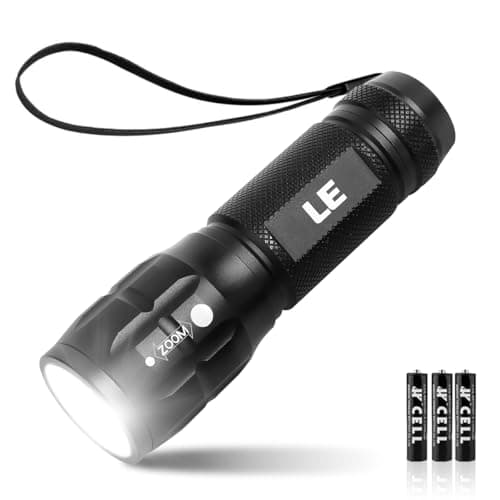 Lepro LE LED Torch Battery Powered, Camping Flashlight, Adjustable Focus