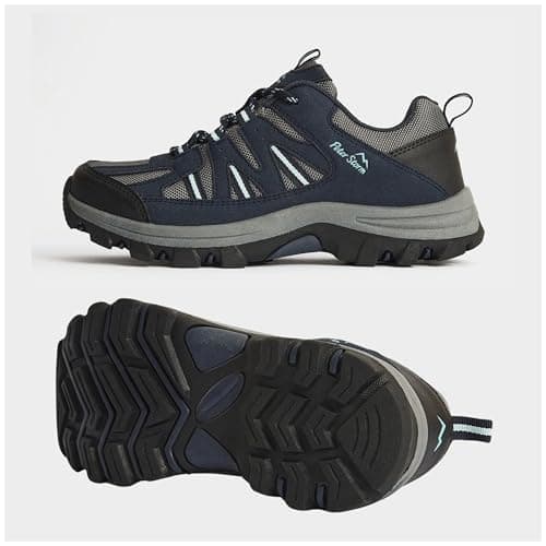 Peter Storm Women's Buxton Vent Walking Shoe with High Traction Rubber Sole & Speed Lacing (Navy, UK Footwear Size System, Adult, Women, Numeric, Medium, 6) — view 3