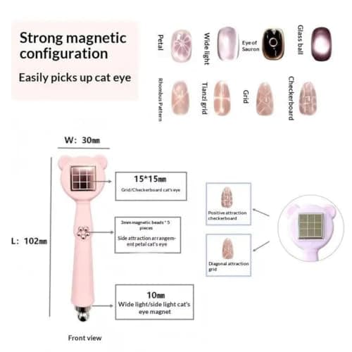 Nail Magnet Strong Portable Ergonomic Multifunctional Manicure — view 5