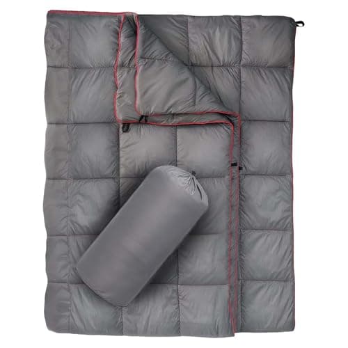 Down Camping Quilt Soft Packable Lightweight Camping Quilt