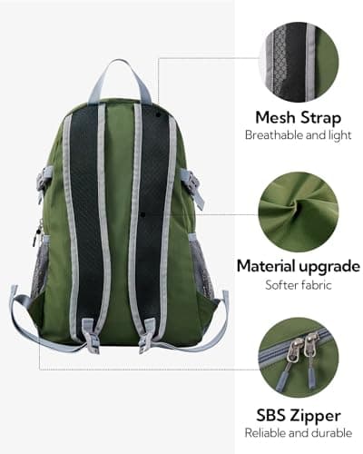 Waterfly Ultra Lightweight Foldable Backpack: 20L Packable Rucksack — view 4