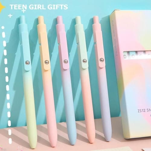 LONDRAF Pens, Quick Dry Gel Pens, Note Taking, Drawing, Doodling, Office or School Use, Quick Dry Ink, Smooth Writing, Comfortable Grip, No Bleed, Long Lasting Pens Set — view 2