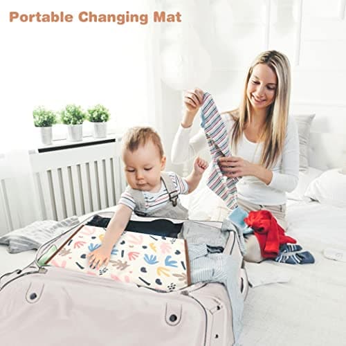 Lekebaby Foldable Baby Changing Mat - Travel & Portable — view 5