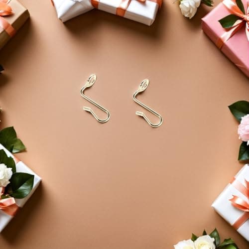 36pcs Mini Metal Hanger Connector Hook for Closet Organisation, Gold — view 5