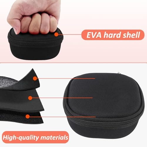 Generic Portable WiFi Hotspot Case for SIMO Solis Lite 4G LTE Travel Router Compact Lightweight Holder for Travelers Black EVA Nylon — view 5