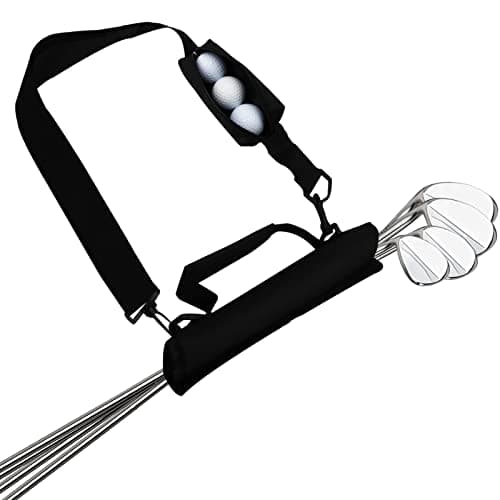 AMRTA Golf Club Bag Mini with Pocket Lightweight (Black)
