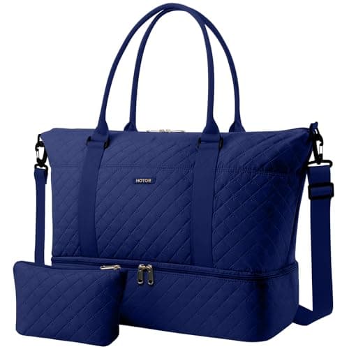 HOTOR Travel Bags for Women - Large Carry on Luggage Weekend Bag Foldable