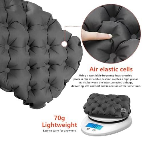 Inflatable Seat Cushion, Portable Inflatable Cushion for Long Sitting — view 5