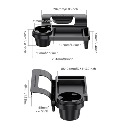Car Door Organiser,Car Side Pocket Organiser,Car Organizer Storage Box,Cell Phone Holder,Multifunction Car Seat Organizer,Hanging Water Cup Holder,Sunglasses Holder For Keys, Phones, Water Bottles — view 5