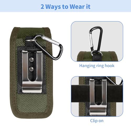KENOBEE Multitool Sheath EDC Pouch, Utility Tactical Waist Pack, Army Green — view 6