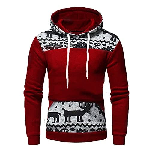 CEWIFO Men Sweatshirt Set Honeymoon Red — view 2