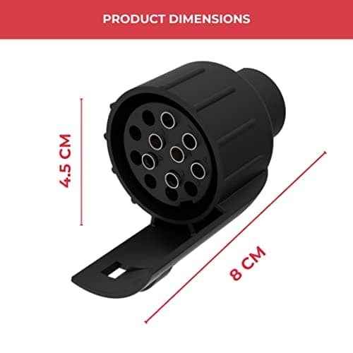 GADLANE 7 Pin to 13 Pin Towing Adaptor - Waterproof Caravan Plug Adapter — view 3