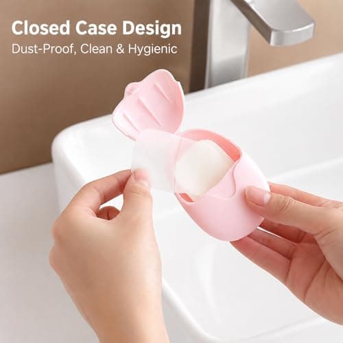 Portable Soap Sheets 230 Pcs – Travel Hand Washing Paper, Mini Disposable Soap Leaves, Instant Dissolving Pocket for Camping, Hiking, Outdoor & Daily Use, Safe for Adults & Kids (Pastel Mix) — view 5