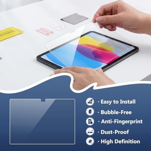 ProCase Smart Case+Screen Protector for iPad (A16) 11/10th Gen, Navy — view 4