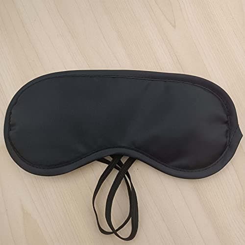 Mebamce 3 PCS Sleep Mask, Eye Mask for Sleeping, Adjustable Strap, Black — view 2