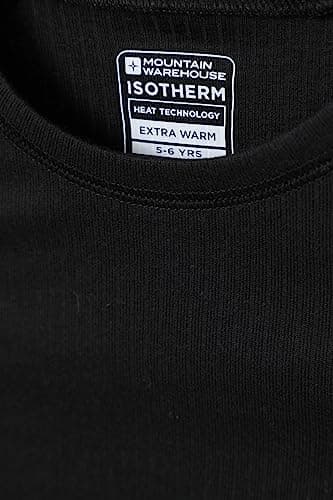 Mountain Warehouse Talus Kids Techtherm Base Layer Top Black (0 2-3y — view 4
