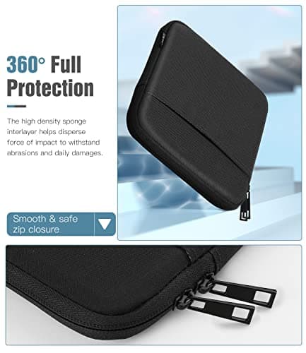 TiMOVO 7-8 Inch Tablet Sleeve Case, Black — view 5