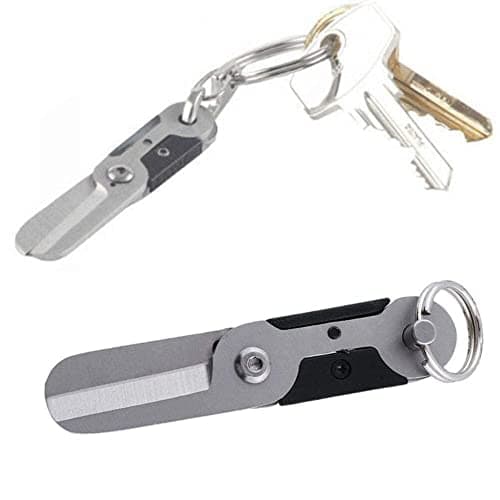 Pocket Mini Fold Scissor EDC Outdoor Gadget Foldable Tool Supplies Scissors Fishing Accessories Cutting Keychain