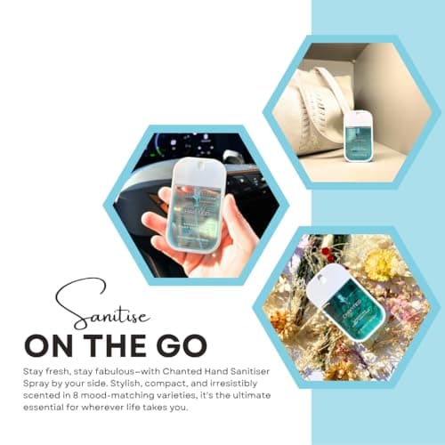 Chanted Mini Hydrating Hand Sanitiser Spray | Travel size 30ml (Rainwater) — view 3