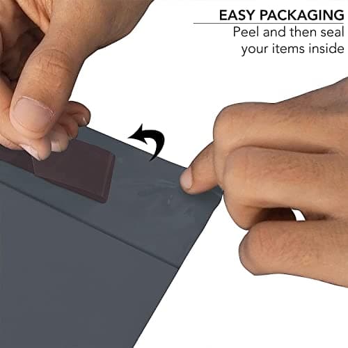 ISOUL 60 Mixed Size Mailing Bags, Self Seal Strong Waterproof Poly Plastic Envelopes for Parcels, Packaging, XS,Small, Medium, Large Mail, Shipping Delivery Bags — view 2