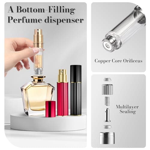 Perfume Atomiser 10ML Travel Perfume Bottle 2PCS Atomiser Spray Bottle — view 2