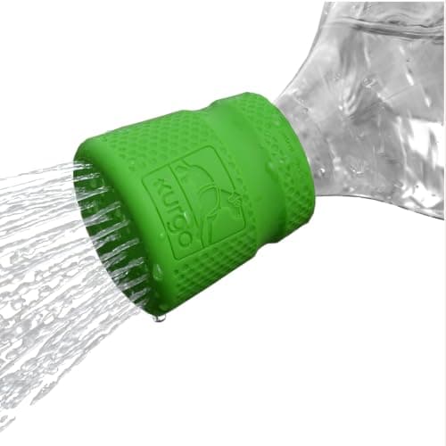 Kurgo Mud Dog Travel Shower - Portable Pet Shower for Adventure Dog Cleaning - Easy Bottle Shower Cap - Dishwasher Safe Silicone Shower Sprayer - Camping Pet Bath Accessory — view 2