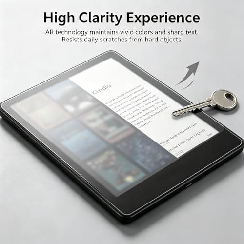 dravix 3 Pack Screen Protector Compatible with 7" Kindle Paperwhite 12th Generation 2024 and Kindle Paperwhite Signature Edition 2024, Anti Glare Matte PET Protective Film for Kpw6, Case Friendly — view 6