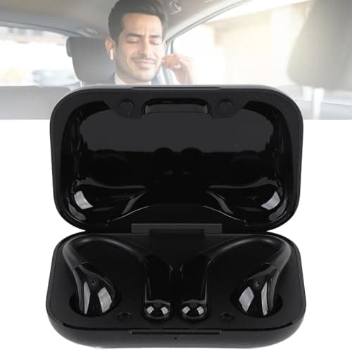 Real Time Translation Earbuds with Active Noise Cancellation Wireless Bluetooth Translator Earphones Support Multi Languages for Travel and Business (Black) — view 5