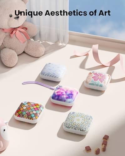 Gaiatop Rechargeable Hand Warmer with Light, Double-Sided Heating — view 2