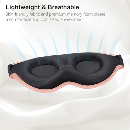 Gritin 100% Light Blocking Sleep Masks for Men&Women-Zero Eye Pressure Mask — view 6