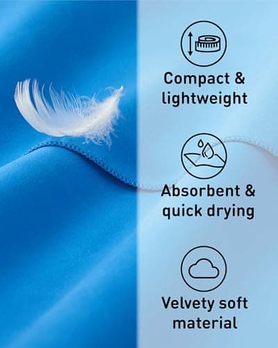 Fit-Flip Swimming towel – quick dry microfibre beach towel — view 2