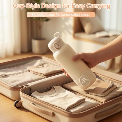 Portable Bottle Warmer for Travel 500ml Breast Milk &Water Warmer On-The-Go — view 4