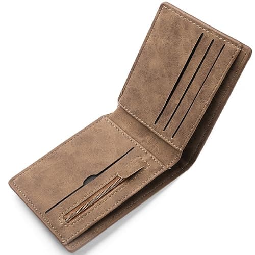 KEYRI 1 PCS Leather Wallets Mens Slim Wallet for Men UK