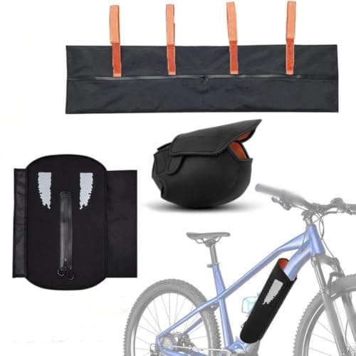 QuivyLivy for neoprene E-Bike Cover Set, Waterproof 3-Piece Kit
