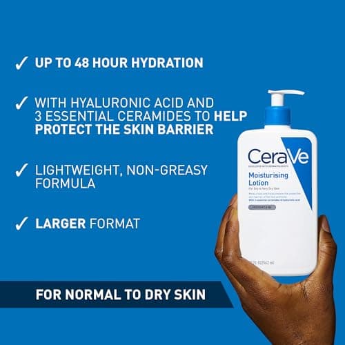 CeraVe Moisturising Lotion for Dry Skin with 3 Ceramides, Travel Size, 88ml — view 4