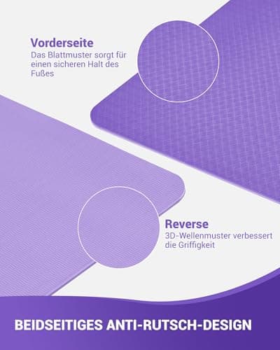 Narwhal Yoga Mat Non-Slip TPE Exercise Mat Cushion 183x61x0.6cm — view 4