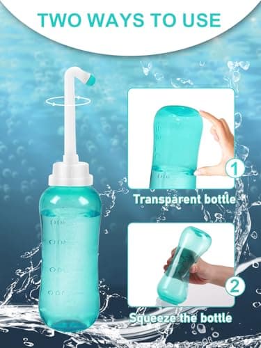 Portable Bidet Postpartum Essentials Bottle- Travel Bidet with a Water Pressure Button,Bidet Sprayer,for Postpartum Care of Women for Perineal Repair and Cleaning 500ml(Green) — view 5