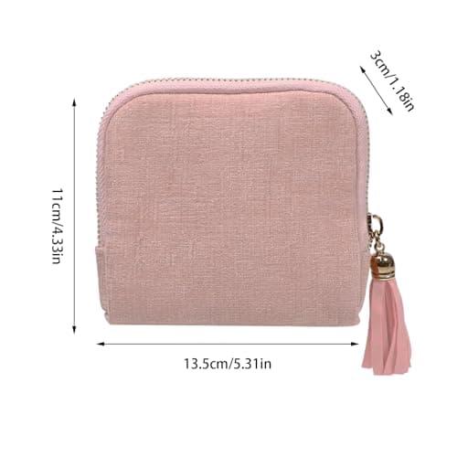 Lexsyn Small Velvet Jewelry Travel Case | Jewelry Organizer with Zipper | Storage Pouch for Necklaces - Ideal for Business Travel, Weekend Getaway, Cruise — view 6