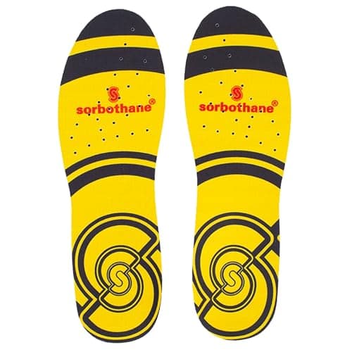 Sorbothane Double Strike Insoles, Men & Women - Shock Absorbing, 11-12.5 UK
