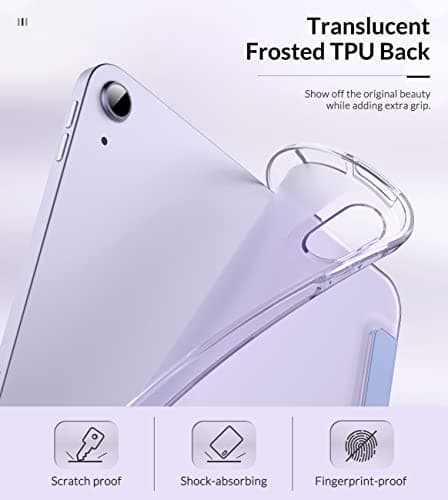 MoKo Case for iPad Air 11 inch M4/M3/M2 2026/2025/2024, Lavender Purple — view 4