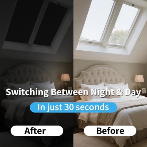 JUJIBL Magnetic Blackout Blinds, Portable Blackout Blind Stick On Window — view 2